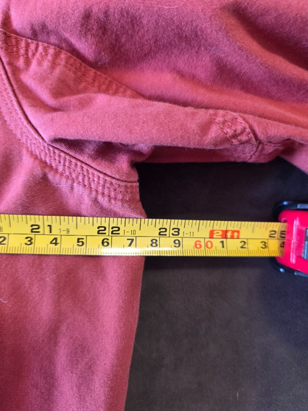 5.11 Tactical Large Rust/Orange Ripstop Shirt - Picture 3 of 6